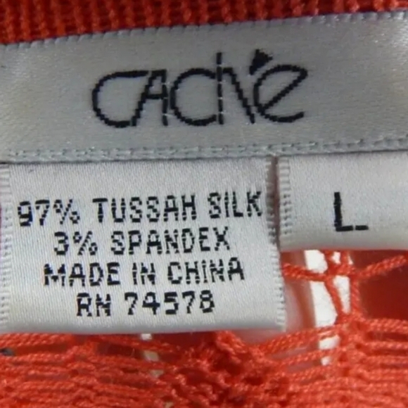 Cache Coral Sequin Button Front Cardigan - Picture 2 of 3